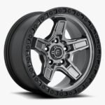 D698 KICKER MATTE GUN METAL 17X9 | 6X4.5
