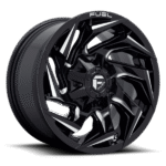 D753 REACTION GLOSS BLACK MILLED 17X9 | 6X135/139.7