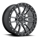 D680 REBEL MATTE GUN METAL 17X9 | 6X5.5